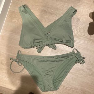 Olive green bikini